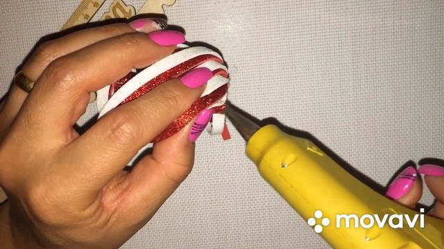 Новогодняя игрушка из ФОАМИРАНА /Своими руками
