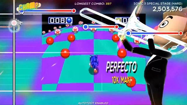 Tool Assisted Trombone - Sonic 3 Special Stage (Blue Spheres) смотреть онлайн