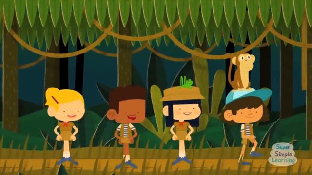 Walking In The Jungle _ Kids Song _ Super Simple Songs смотреть онлайн