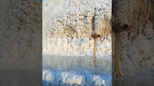 Соляной водопад Потас, Хур и Биабанак, провинция Исфахан, Иран