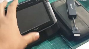 Sony UMPC Vaio VGN UX380n boot up in 2020