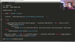 Running locally and getting surrounding data - Halite III coding competition p.2