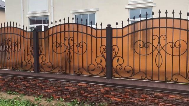 Кованый забор под ключ смотреть онлайн