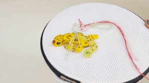 Магнит для шитья и вышивки Леопардовый геккон. Красивая игольница подарок маме, сестре или бабушке