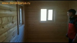 Баня из бруса 6х4 под ключ недорого с печкой в Калуге от СК Доминика