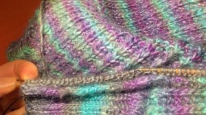 Мужской свитер, застёжка на три пуговицы, регланом сверху, размер 58-60,(ч.4). Привязываем планку.