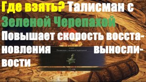 Талисман с Зеленой Черепахой