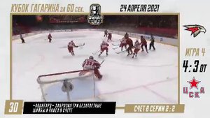 Четвёртый матч Кубка Гагарина (Авангард🆚️ЦСКА) 24 Апреля