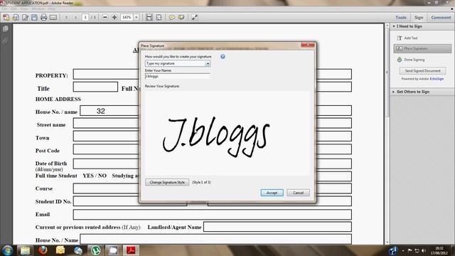 Sign & Edit PDF Document using Adobe Reader X смотреть онлайн