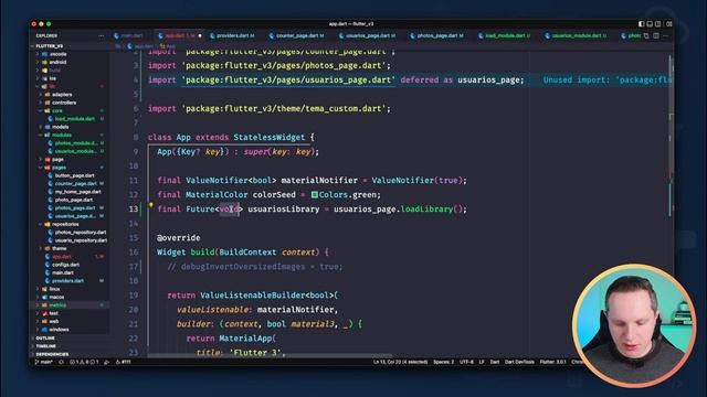 Flutter Web: Code Splitting do Bundle Javascript !?