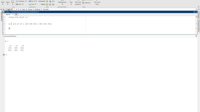 How to Transpose a Matrix in MATLAB 2020 смотреть онлайн