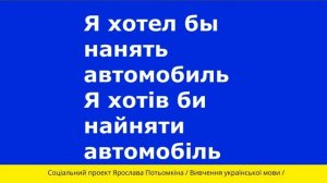 Урок 25 Украинский язык.(В ГОРОДЕ)