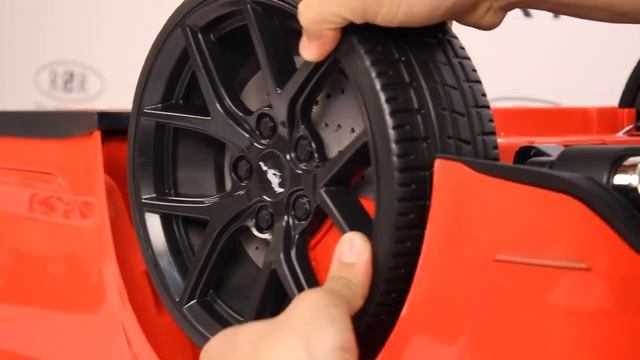 Детский электромобиль Ford Mustang GT (RiverToys, A222MP, сборка)