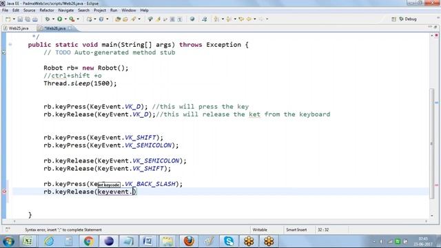 Handling popup windows using Robot class|| Handle Keyboard Events | Selenium Tutorial for Beginners