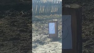 Смотреть внимательно. Отстрел на 50м крал панчер брекер 5.5. Вначале в левый угол, потом в пробочку