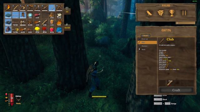 Valheim, GeForce Now, 1920X1080 maxed, steam version with FPS OSD смотреть онлайн