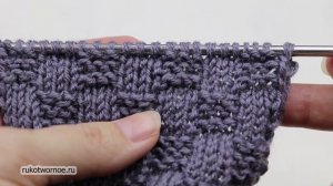 ШАХМАТНЫЙ УЗОР СПИЦАМИ|Прямыми и обратными рядами и по кругу| Для начинающих| МАСТЕР-КЛАСС