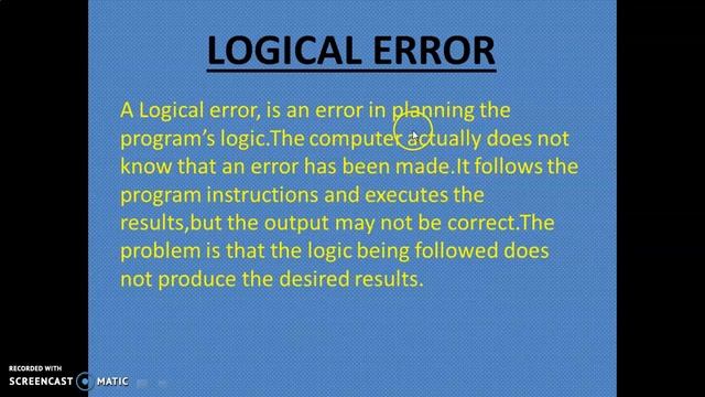 TYPES OF ERRORS IN JAVA WITH ICSE QUES-ANS:-WANT TO RECTIFY? смотреть онлайн