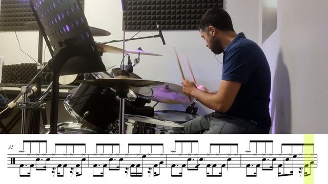 Aerials - System Of A Down Drum Cover + Transcription (Free PDF sheet music / score) смотреть онлайн