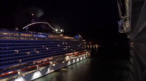 MSC Seashore Arrives Port Canaveral Florida Time Lapse