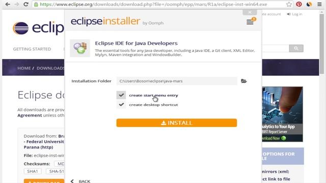Tutorial de Java - Instalando o Eclipse IDE no Windows смотреть онлайн