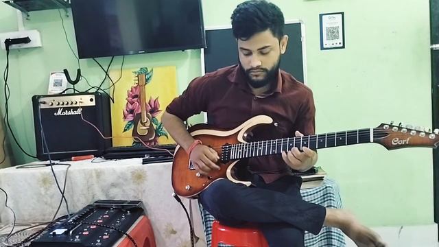 Aye watan tere liye song banjo part || Karma || shine Guitar Classes|| Agartala, Tripura||