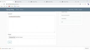 Blog App LIKe A Social Networking APP | Created With PYthon | python Django Social Network App