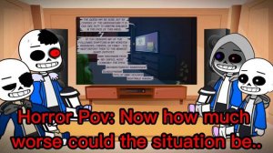 Sans AUs react Axetale || Part 4 || Undertale AUs || Gacha Club