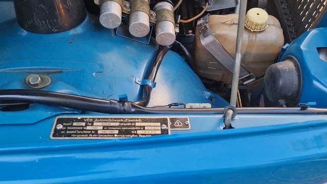 Wartburg 353W 1975 Engine sound two stroke DDR GDR IFA смотреть онлайн