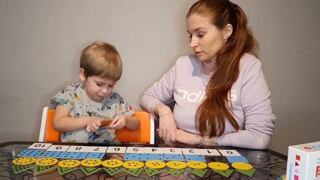 "Точечки + Цветовое Мемори" Развивающие игры Никитиных смотреть онлайн