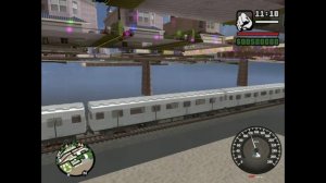 saxvcxlc gta san andreas metro trams ring railway new trains crashing idiotism покатушки s myz