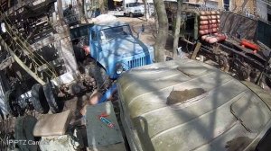 Тест 2МП Starlight IP PTZ видеокамера Dahua DH-SD22204UE-GN на спец автомобиль буровая установка