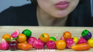 ASMR LUK CHUP ขนมลูกชุบ *THAI DELICATE DESSERT (SOFT RELAXING EATING SOUNDS) SOFT WHISPER | SAS-ASM