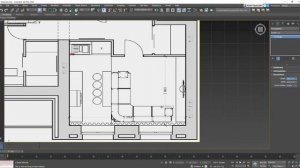 3ds Max Интерьер Масштабирование плана по размерам