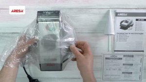 Распаковка вафельницы / Unpacking of waffle maker ARESA AR-2803
