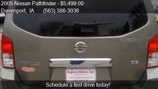 2005 Nissan Pathfinder LE 4WD 4dr SUV for sale in Davenport, смотреть онлайн