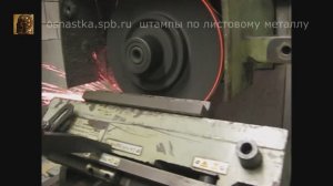 Шлифовка гибочной матрицы.