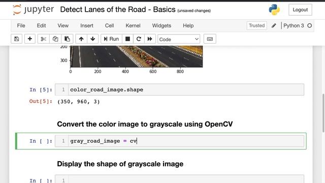 Computer Vision| Lane detection using OpenCV