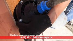 Пульт PEDROLLO QEM 200 1,5 кВт, установка насоса в скважину на оголовок Джилекс 110-130 ОСП