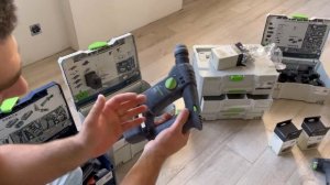 Festool распаковка, новые аккумуляторы