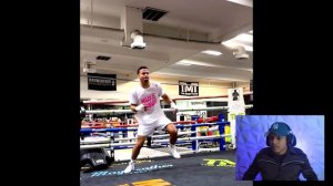 ROLANDO ROMERO vs ISAAC CRUZ TRAINING FOOTAGE (SPARRING, HEAVY BAG, PAD WORK) ROLLY VS PITBULL