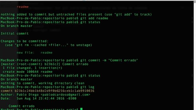 Rapidinha GC - Corrigindo um commit no git смотреть онлайн