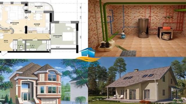Дом из желтого кирпича с коричневыми вставками в Анапе. ЦЕНЫ. СРОКИ. смотреть онлайн