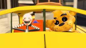 SFM FNAF. Слендер похитил той чику. Голдан фрдди и Миронетка спасают той чику.