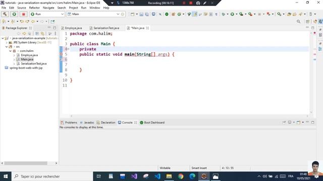 JAVA serie - lesson 1 : Serialization смотреть онлайн