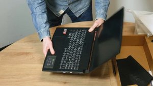 Распаковка ноутбука MSI Alpha 15 AMD Advantage Edition