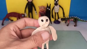 Творения ТРЕВОРА ХЕНДЕРСОНА Good boy и Humanoid owl из пластилина