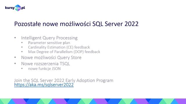 SQL Server 2022 - zapowiedź