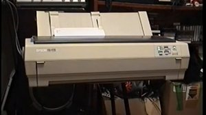 Матричный принтер EPSON FX-1170 (Тест печати)