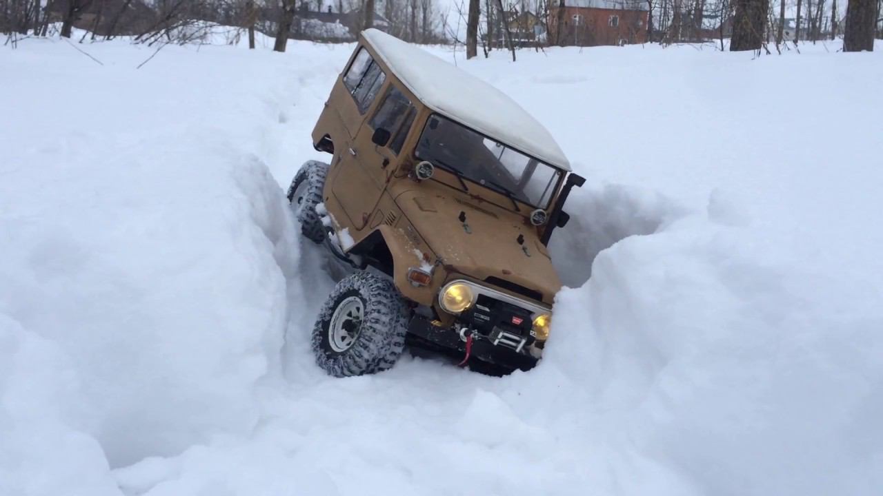 MST cfx-w Toyota FJ43 Winter ride
